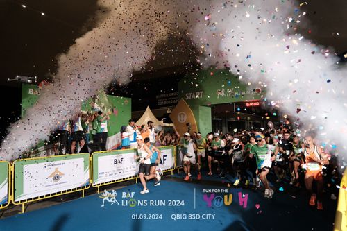 Race photo from BAF LIONS RUN 2024