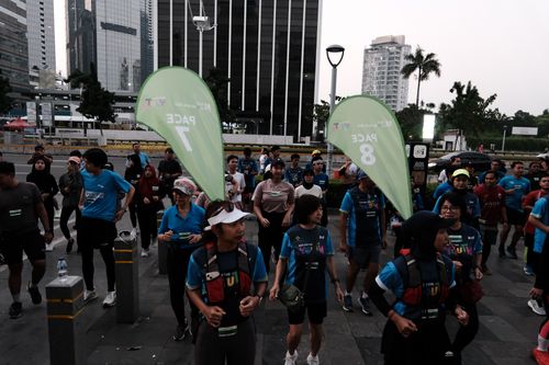 Race photo from Lari Bareng Yuk!