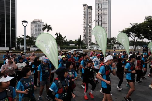 Race photo from Lari Bareng Yuk!