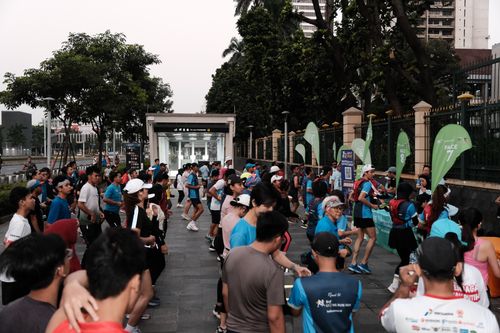 Race photo from Lari Bareng Yuk!