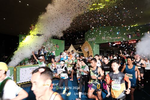Race photo from BAF LIONS RUN 2024