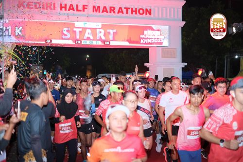 Race photo from Kediri Half Marathon 2025