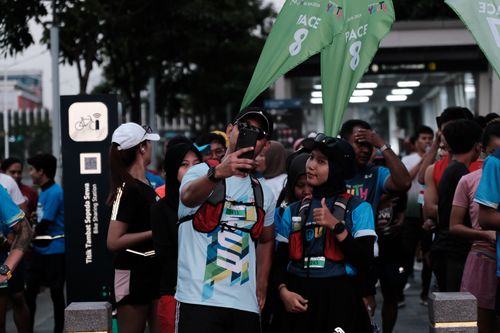 Race photo from Lari Bareng Yuk!