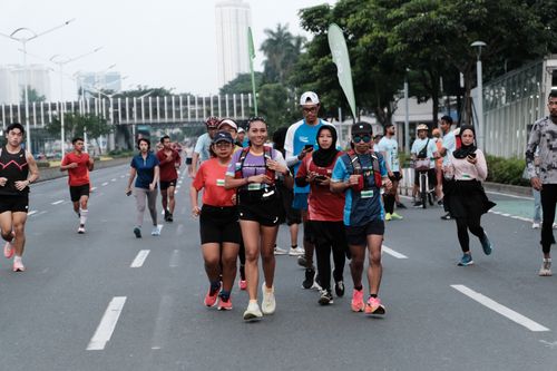 Race photo from Lari Bareng Yuk!
