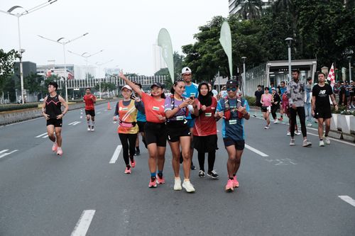 Race photo from Lari Bareng Yuk!