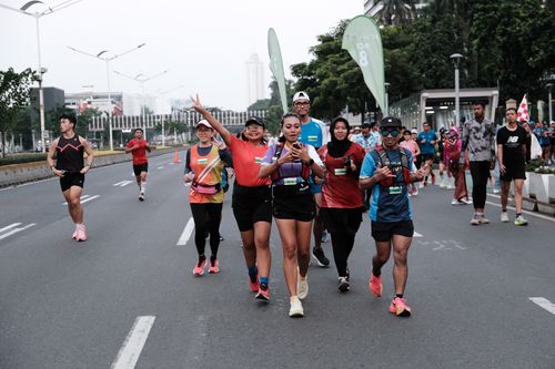 Race photo from Lari Bareng Yuk!
