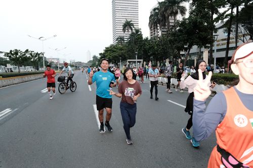 Race photo from Lari Bareng Yuk!