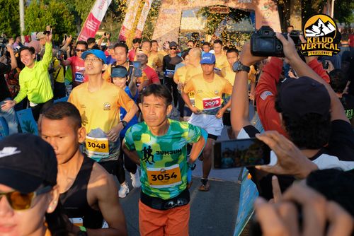 Race photo from Kelud Vertical Challenge 2024