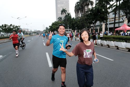 Race photo from Lari Bareng Yuk!