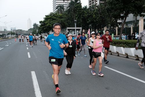 Race photo from Lari Bareng Yuk!