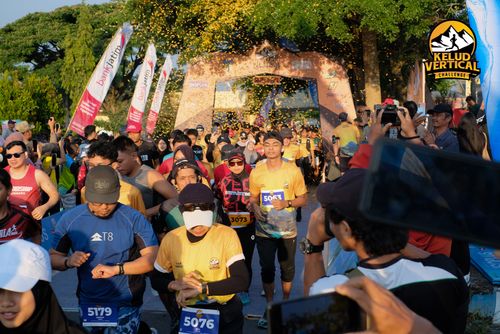 Race photo from Kelud Vertical Challenge 2024