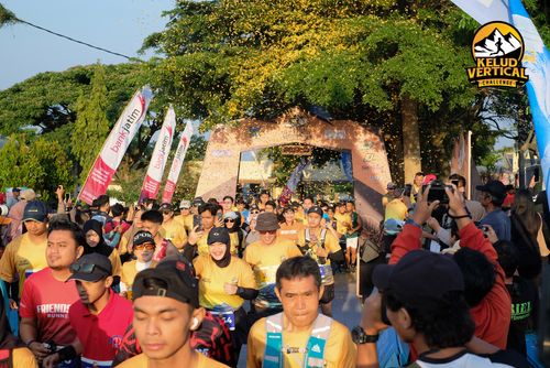 Race photo from Kelud Vertical Challenge 2024
