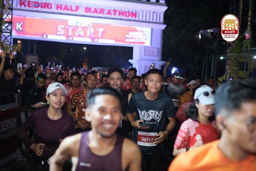 Race photo from Kediri Half Marathon 2025