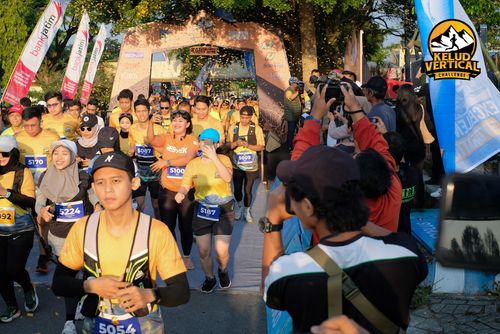 Race photo from Kelud Vertical Challenge 2024