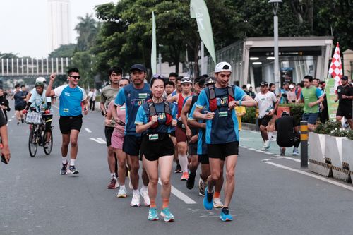 Race photo from Lari Bareng Yuk!
