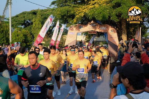 Race photo from Kelud Vertical Challenge 2024