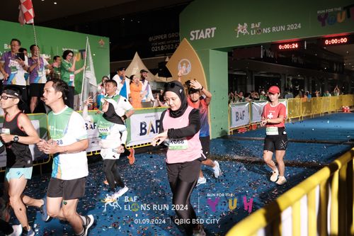 Race photo from BAF LIONS RUN 2024