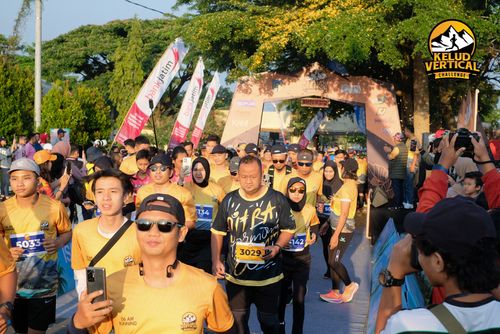 Race photo from Kelud Vertical Challenge 2024