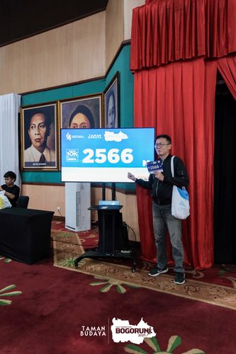 Race photo from Taman Budaya x BOGORUN 2025