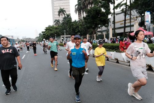 Race photo from Lari Bareng Yuk!