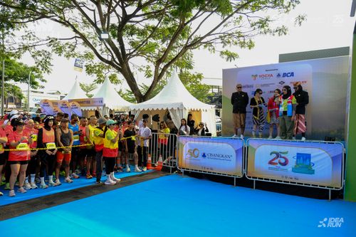 Race photo from CISANGKAN KBP CITY RUN 2025