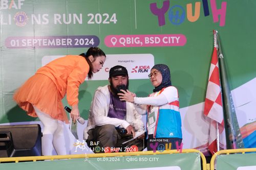 Race photo from BAF LIONS RUN 2024
