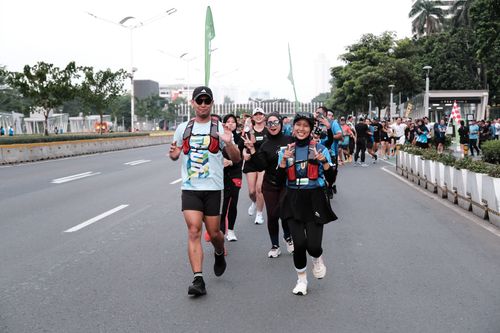 Race photo from Lari Bareng Yuk!