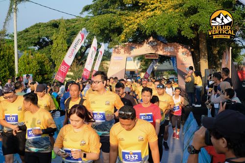 Race photo from Kelud Vertical Challenge 2024