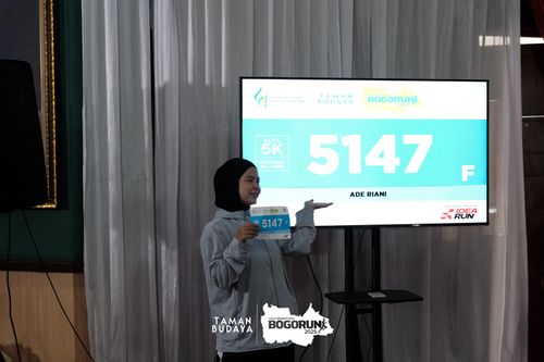 Race photo from Taman Budaya x BOGORUN 2025