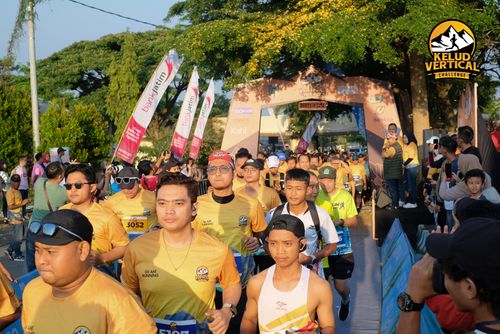 Race photo from Kelud Vertical Challenge 2024