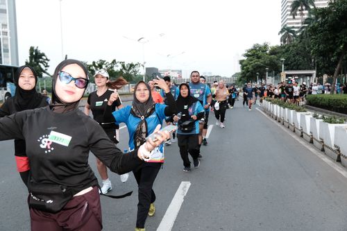 Race photo from Lari Bareng Yuk!
