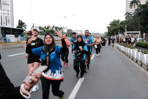 Race photo from Lari Bareng Yuk!