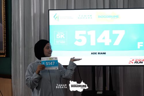 Race photo from Taman Budaya x BOGORUN 2025