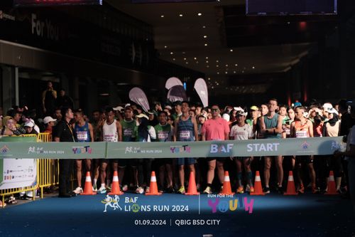 Race photo from BAF LIONS RUN 2024