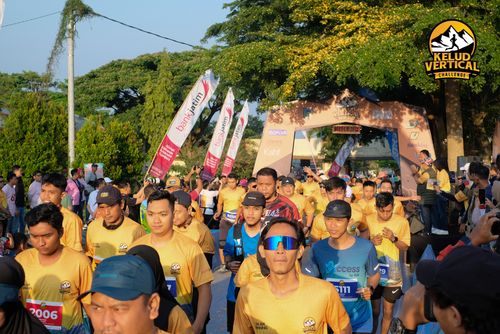 Race photo from Kelud Vertical Challenge 2024
