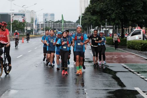 Race photo from Road to BAF Lions Run 2024