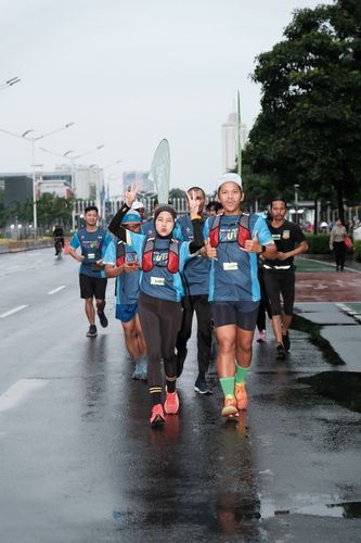 Race photo from Road to BAF Lions Run 2024