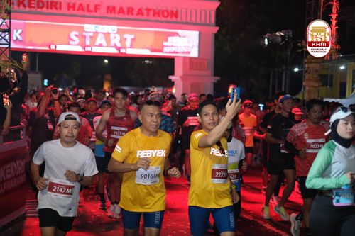 Race photo from Kediri Half Marathon 2025