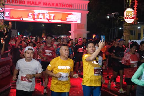 Race photo from Kediri Half Marathon 2025