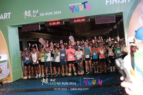 Race photo from BAF LIONS RUN 2024