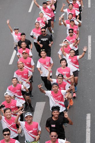 Race photo from Smartfren Run 2024 Vibes