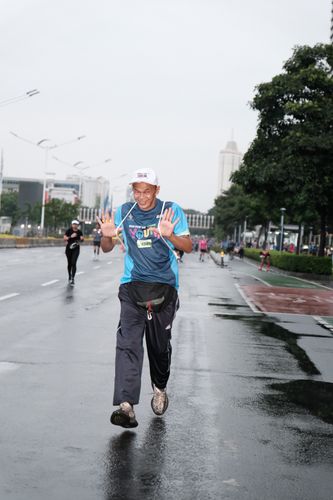 Race photo from Road to BAF Lions Run 2024