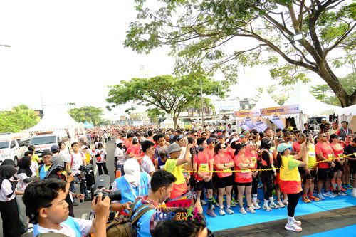 Race photo from CISANGKAN KBP CITY RUN 2025