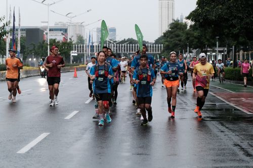 Race photo from Road to BAF Lions Run 2024