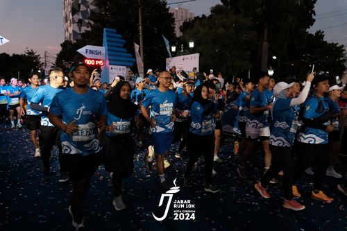 Race photo from Jabar Run 10K 2024