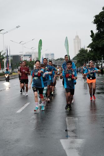 Race photo from Road to BAF Lions Run 2024