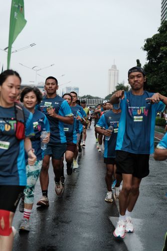 Race photo from Road to BAF Lions Run 2024
