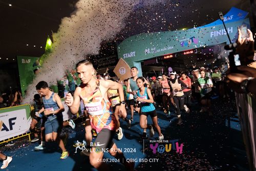 Race photo from BAF LIONS RUN 2024