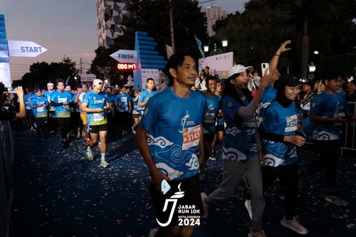 Race photo from Jabar Run 10K 2024