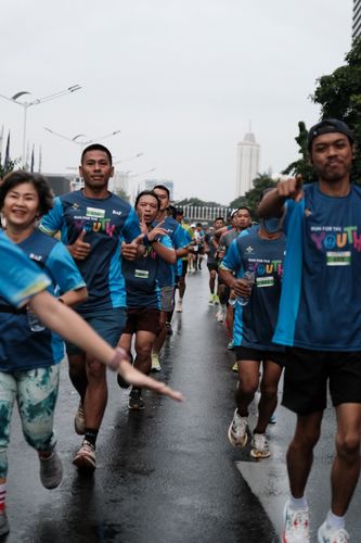 Race photo from Road to BAF Lions Run 2024
